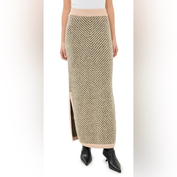 FIGUE Angela Jacquard Knit Sweater Skirt size large EUC - Picture 3 of 15